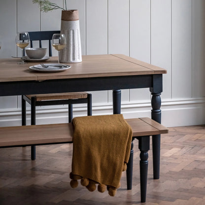 Gallery Direct Eton Extending Dining Table in Meteor