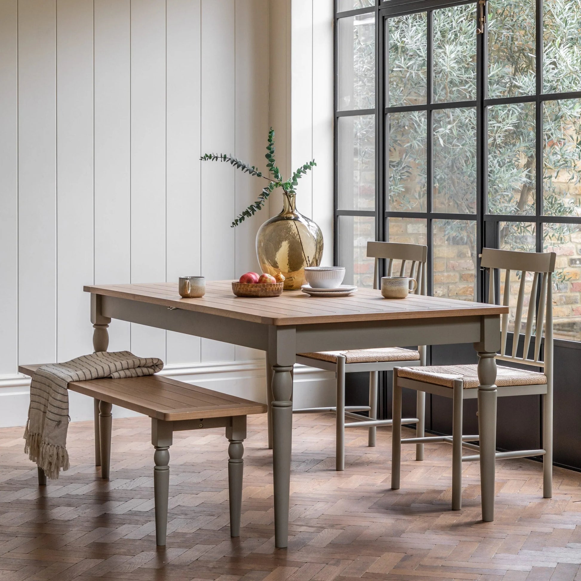 Gallery Direct Eton Extending Dining Table in Prairie