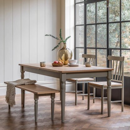 Gallery Direct Eton Extending Dining Table in Prairie