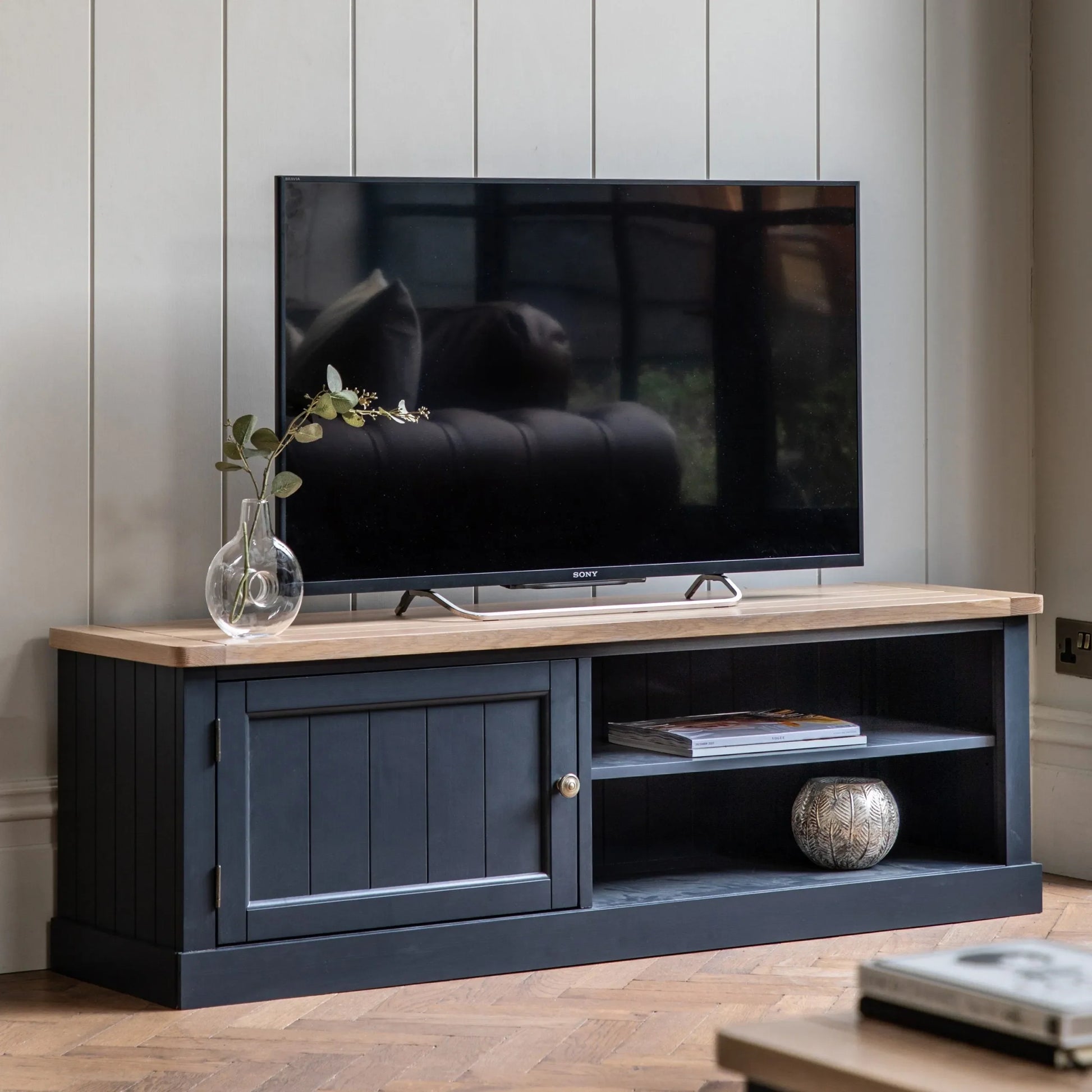 Gallery Direct Eton Media Unit in Meteor
