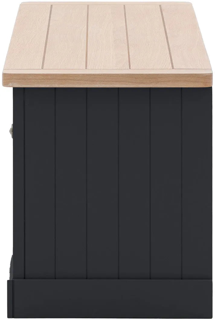 Gallery Direct Eton Media Unit in Meteor