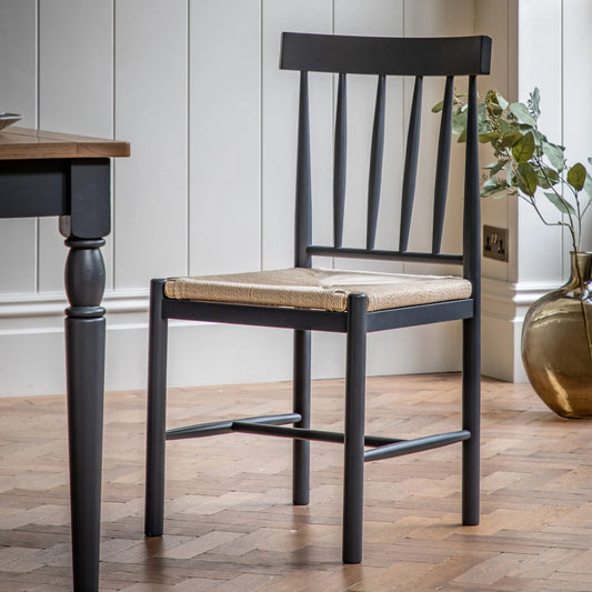 Gallery Direct Eton Pair of Dining Chairs in Meteor