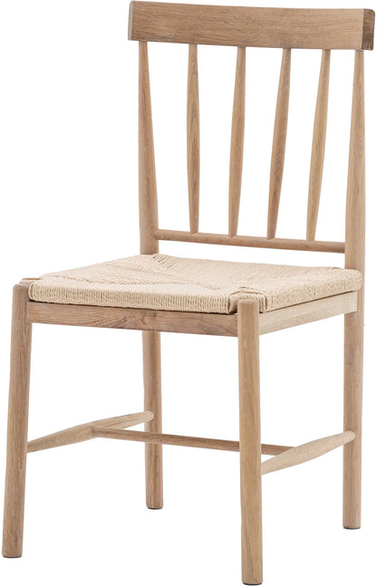 Gallery Direct Eton Pair of Dining Chairs in Natural