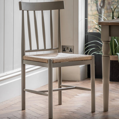 Gallery Direct Eton Pair of Dining Chairs in Prairie