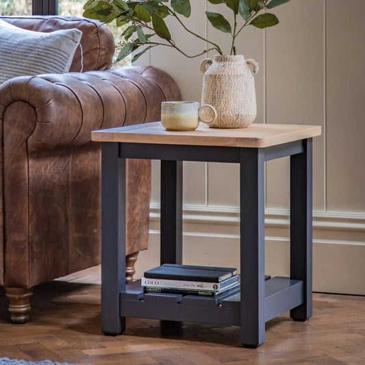 Gallery Direct Eton Side Table in Meteor