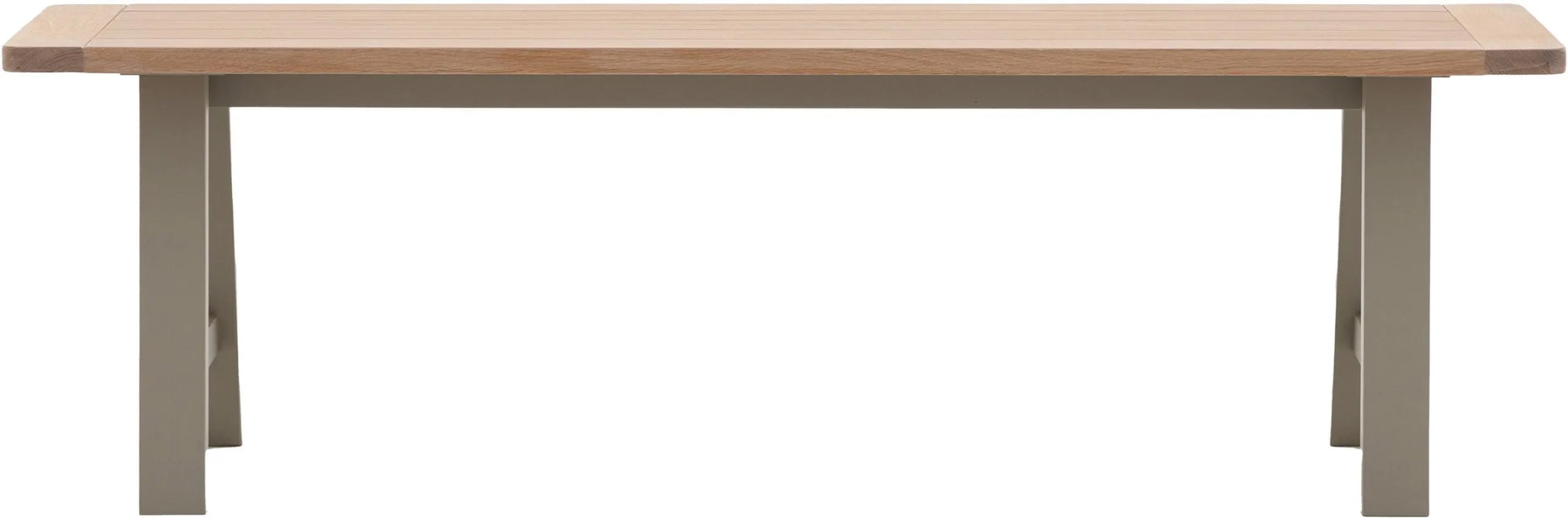 Gallery Direct Eton Trestle Bench in Prairie