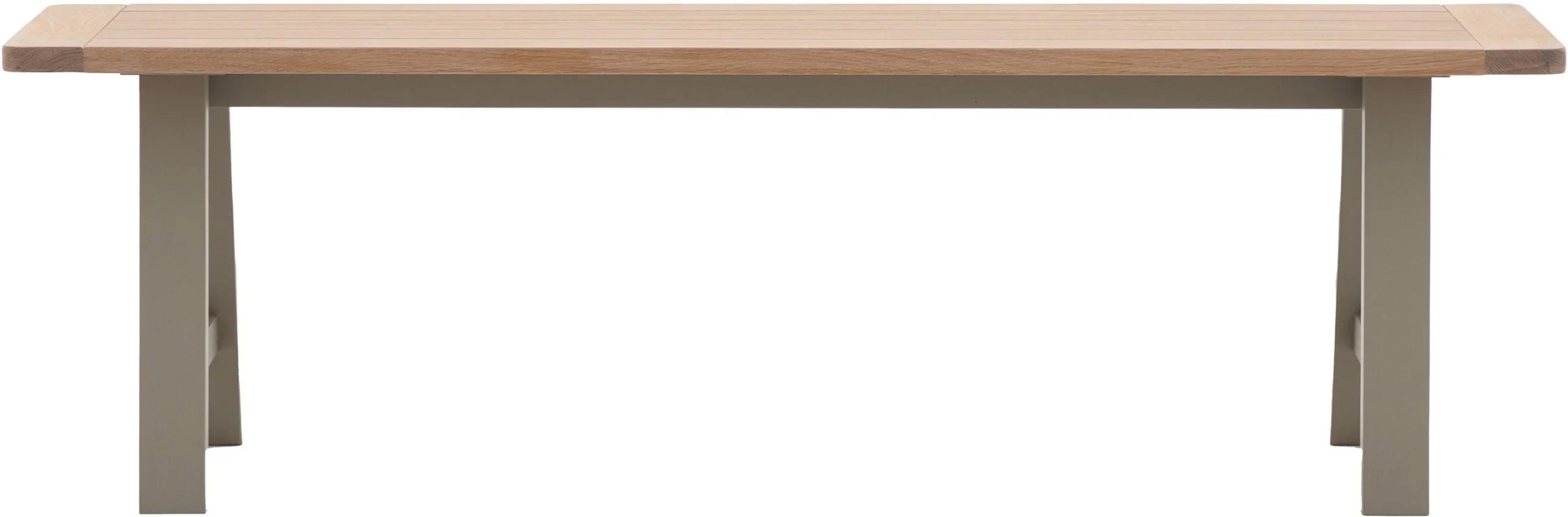 Gallery Direct Eton Trestle Bench in Prairie