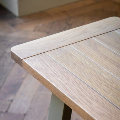 Gallery Direct Eton Trestle Bench in Prairie