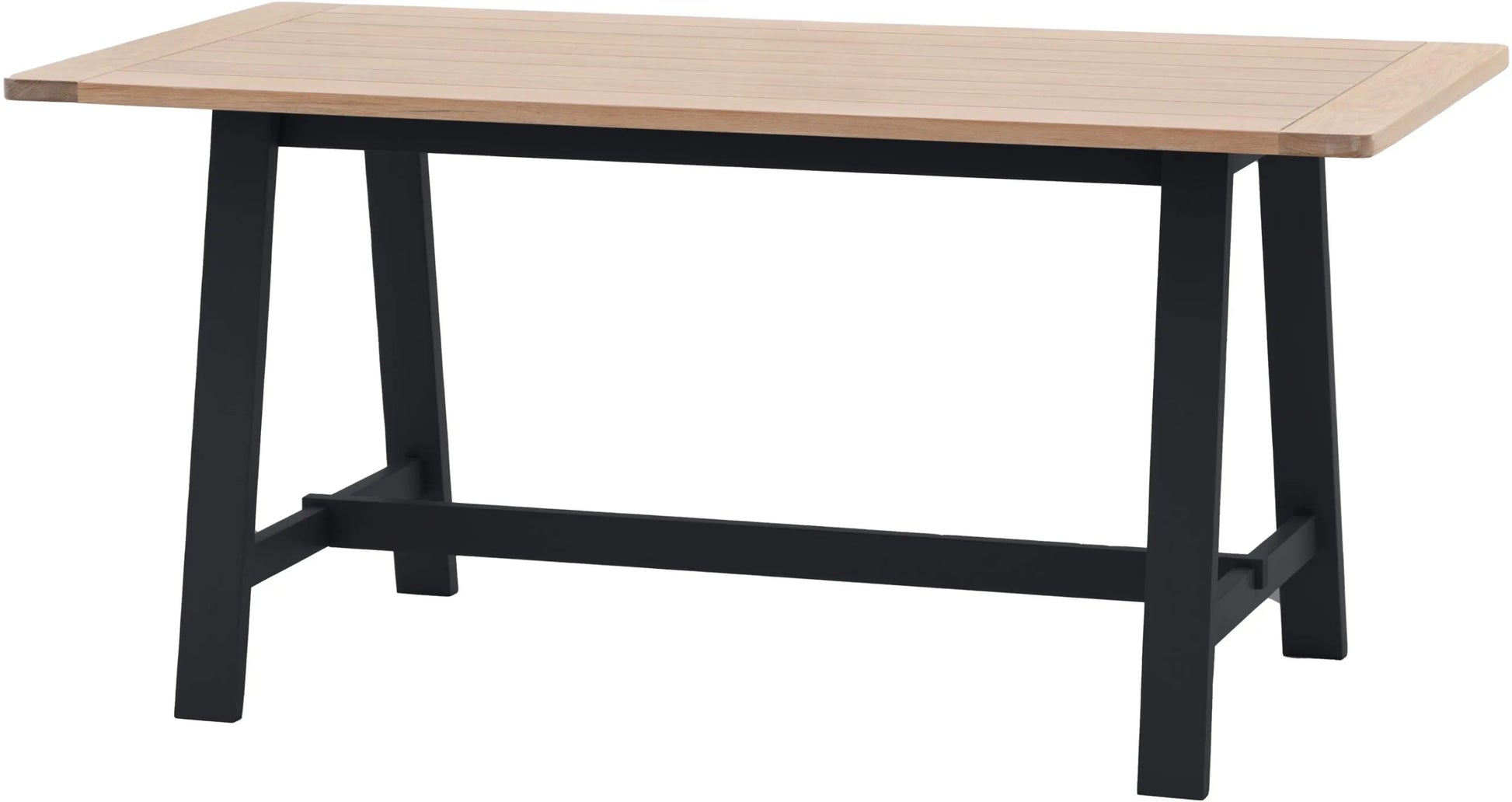 Gallery Direct Eton Trestle Table in Meteor