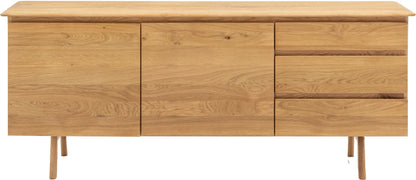 Gallery Direct Madrid 2 Door 3 Drawer Sideboard in Oak