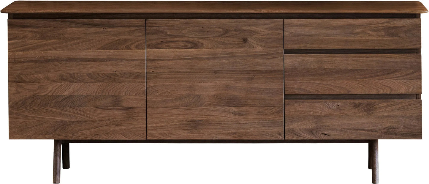 Gallery Direct Madrid 2 Door 3 Drawer Sideboard in Walnut
