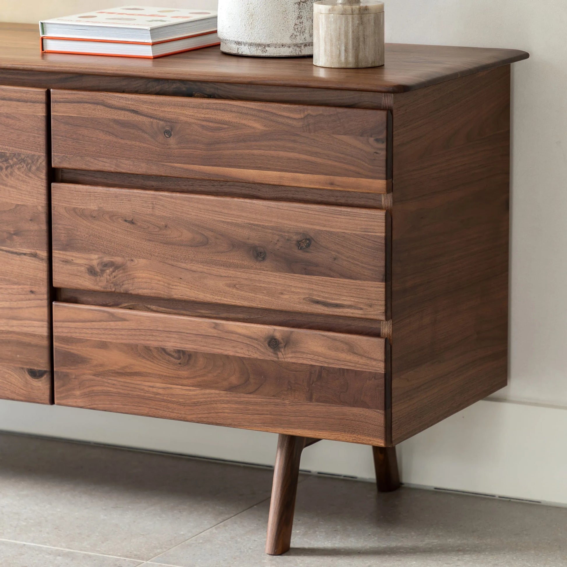 Gallery Direct Madrid 2 Door 3 Drawer Sideboard in Walnut