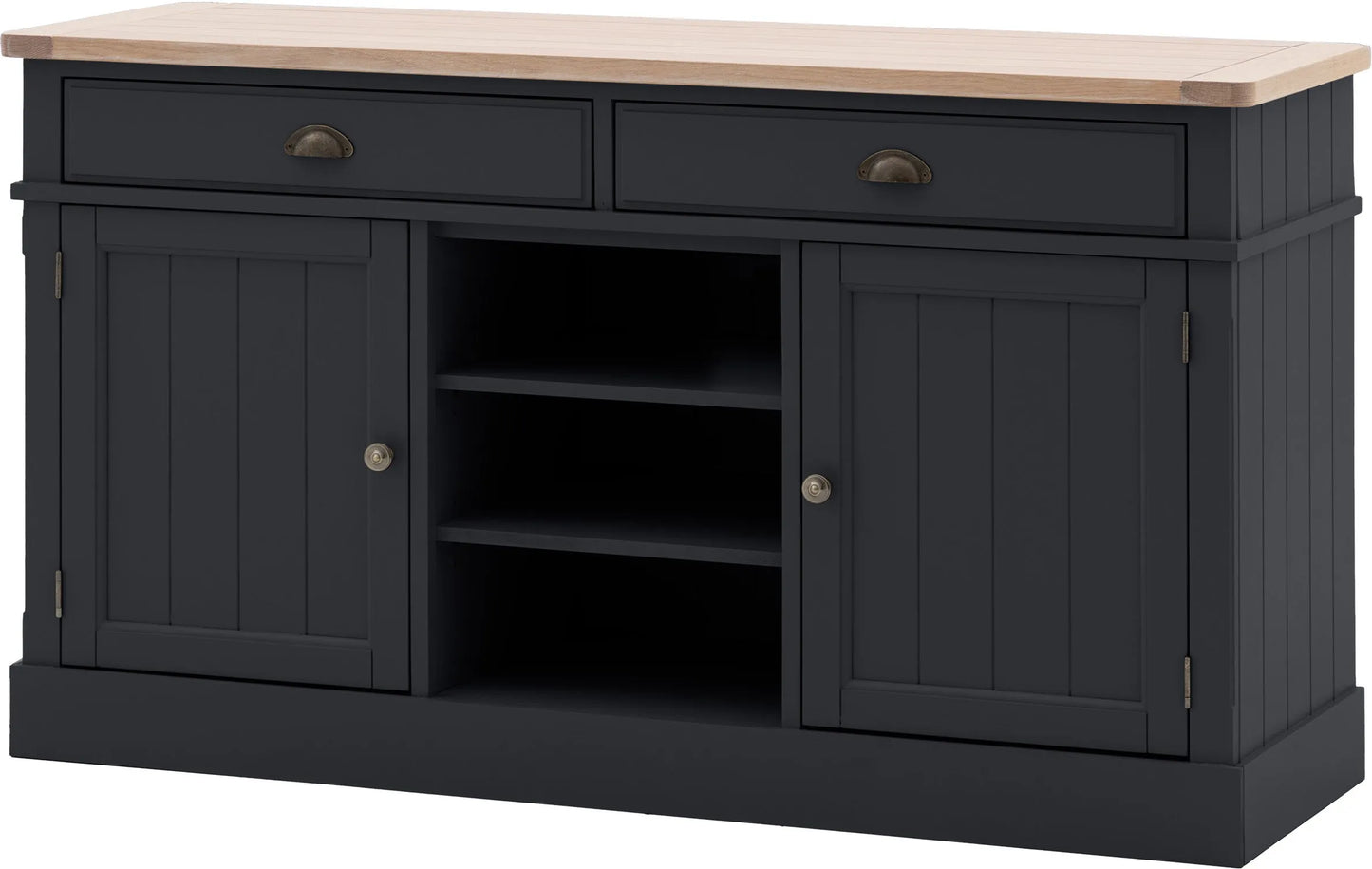 Gallery Eton 2 Door 2 Drawer Sideboard in Meteor