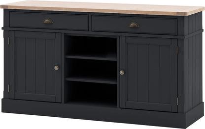 Gallery Eton 2 Door 2 Drawer Sideboard in Meteor