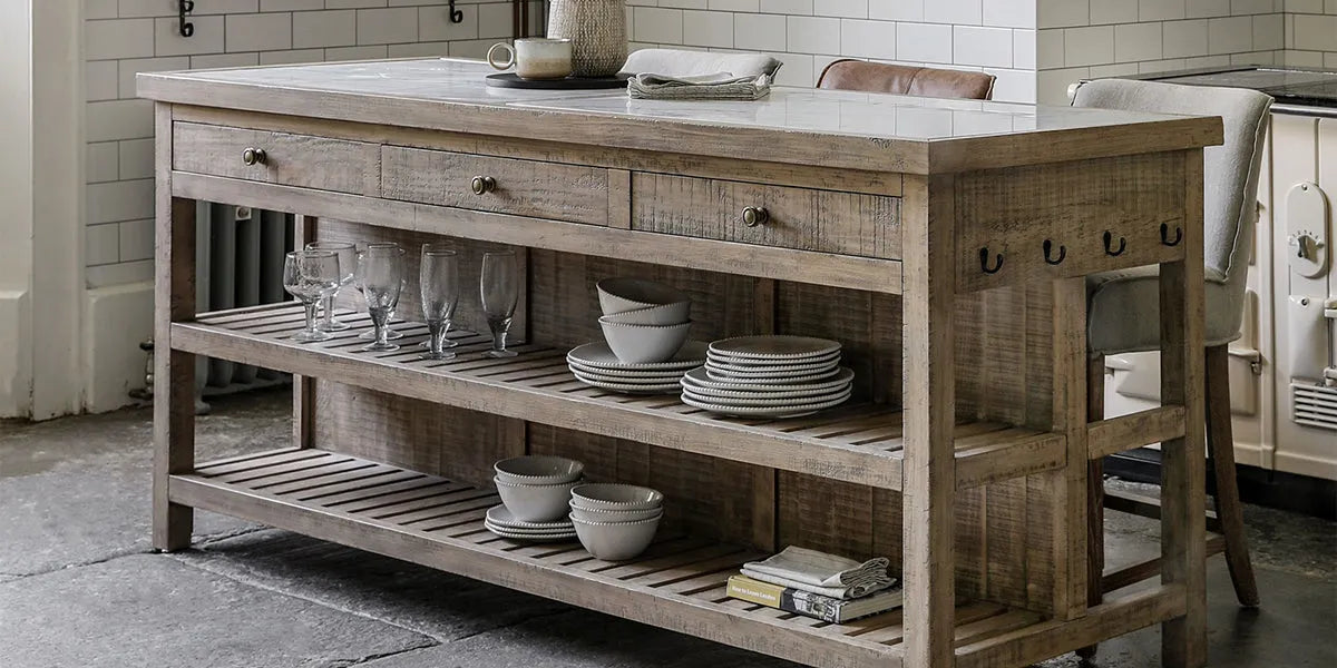 Gallery Direct Vancouver Kitchen Island (Large)